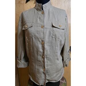 Jones New York Signature Linen Jacket (Women's Size Large)